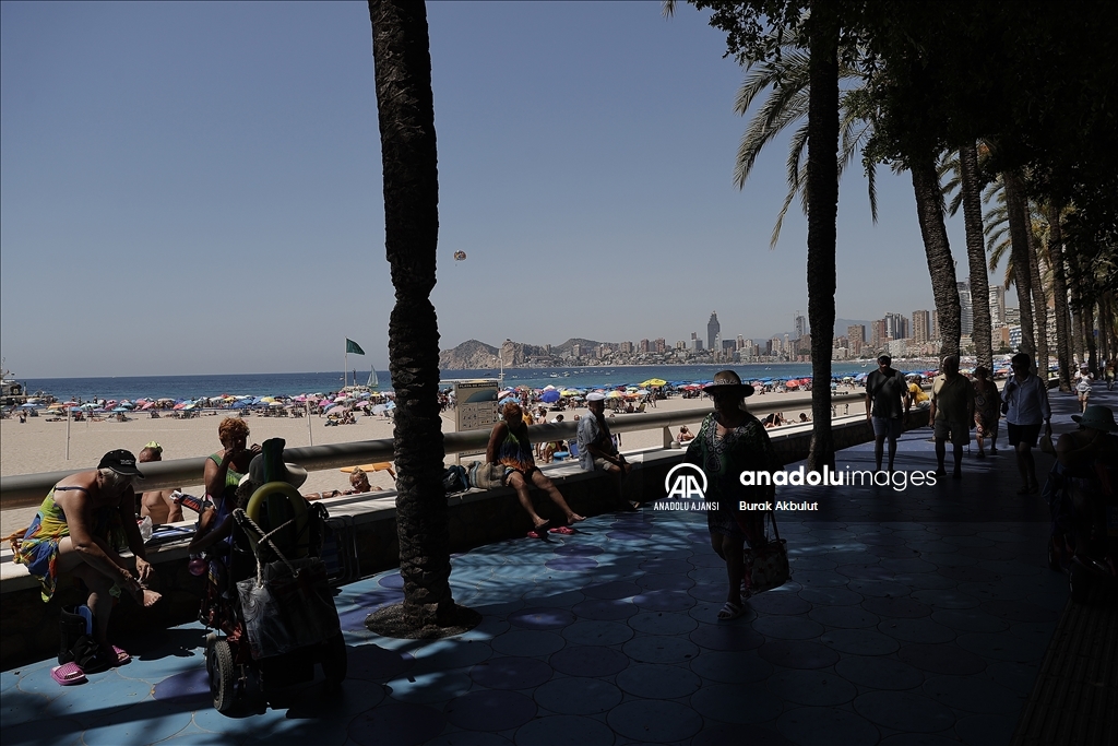 İspanya'nın ünlü tatil beldesi Benidorm