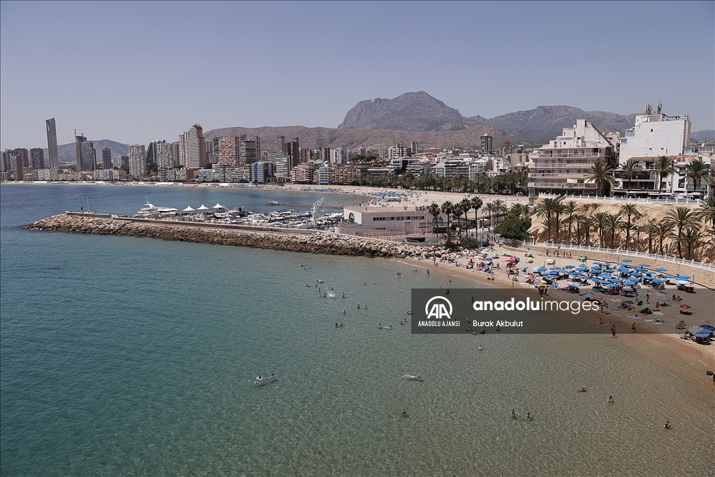 İspanya'nın ünlü tatil beldesi Benidorm