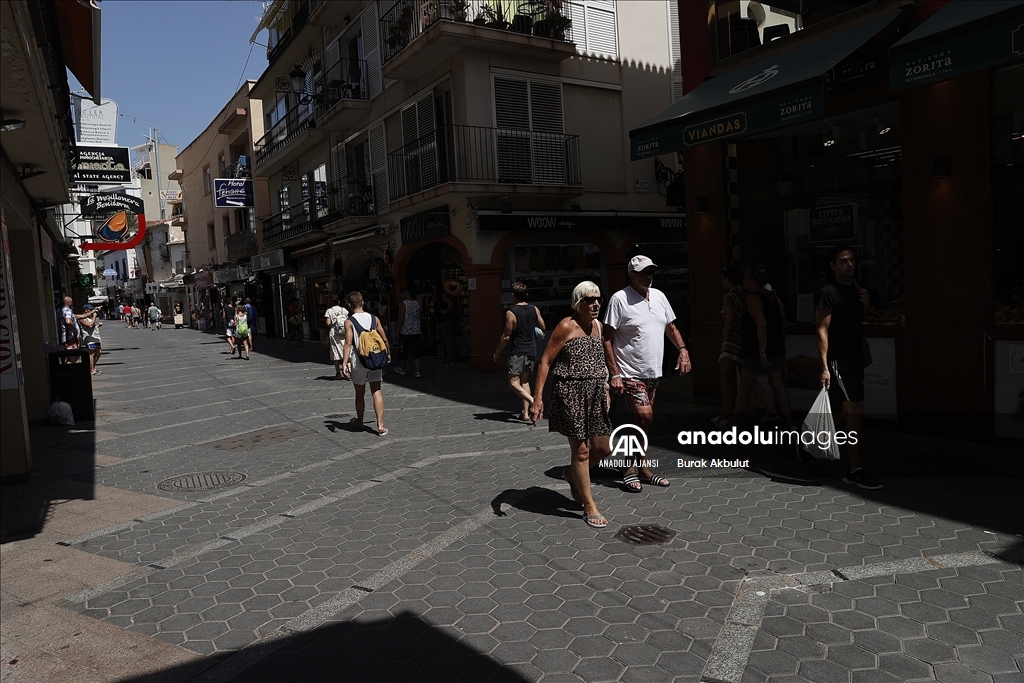 İspanya'nın ünlü tatil beldesi Benidorm