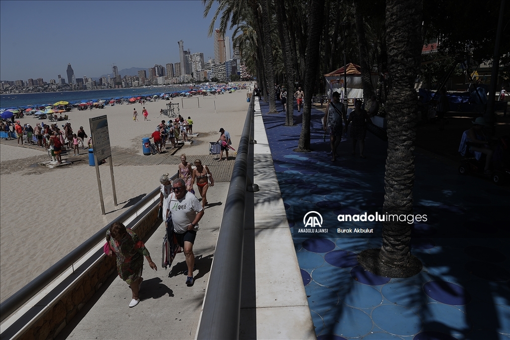 İspanya'nın ünlü tatil beldesi Benidorm