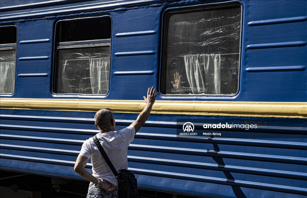 Pokrovsk train station in Ukraine's Donetsk Oblast​​​​​​​