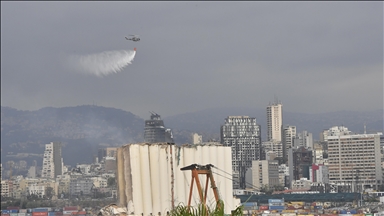 Beirut port grain silos collapse due to weeks-long fire