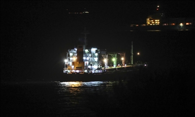 1st ship carrying Ukrainian grain reaches Black Sea entrance of Istanbul Strait