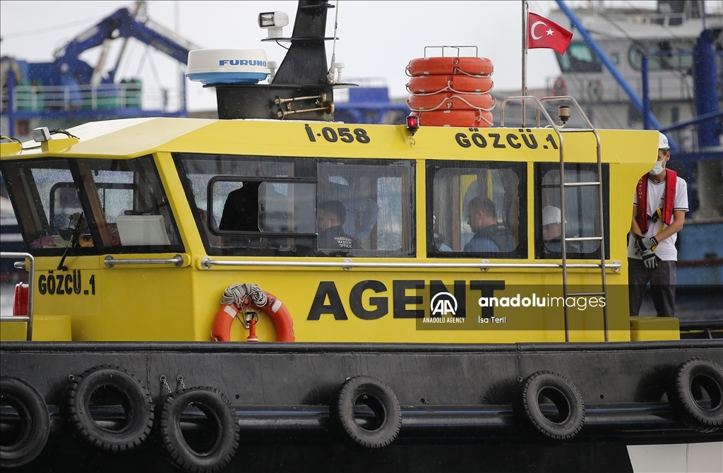 بازرسی از کشتی حامل غلات اوکراین در استانبول آغاز شد 