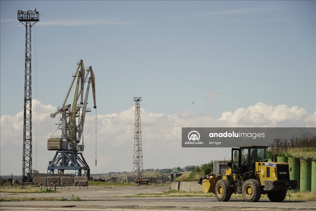 Rus ordusunun kontrolündeki Berdyansk Limanı