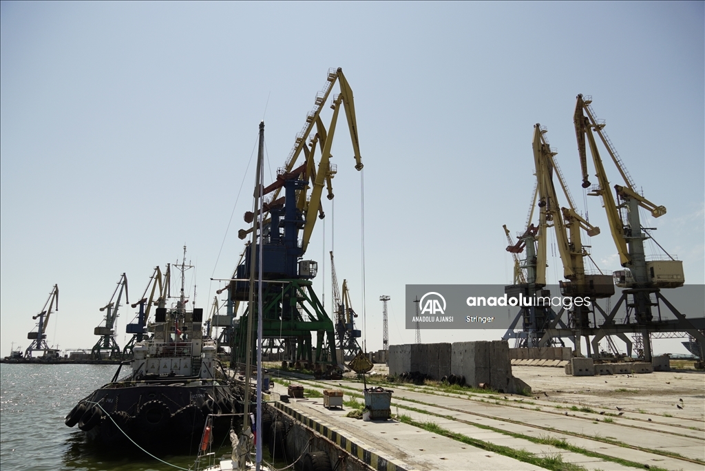 Rus ordusunun kontrolündeki Berdyansk Limanı