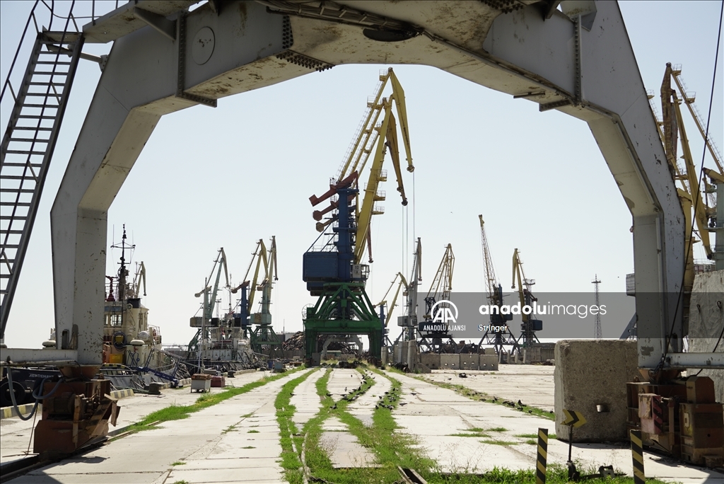 Rus ordusunun kontrolündeki Berdyansk Limanı
