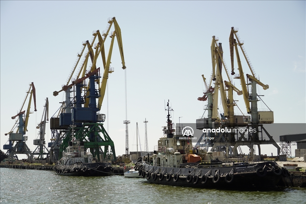 Rus ordusunun kontrolündeki Berdyansk Limanı