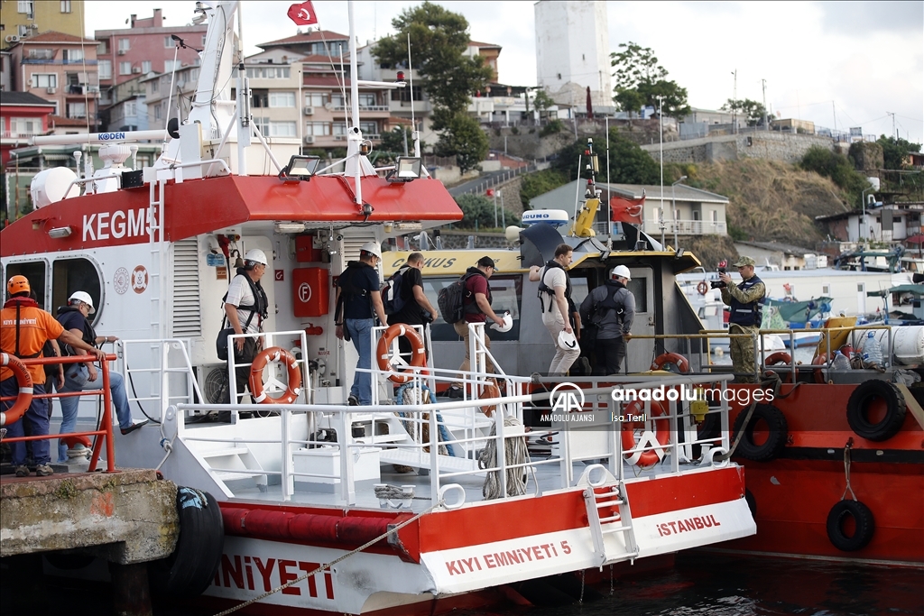 Müşterek Koordinasyon Merkezi temsilcilerinin Ukrayna'ya gidecek gemideki denetimi başladı