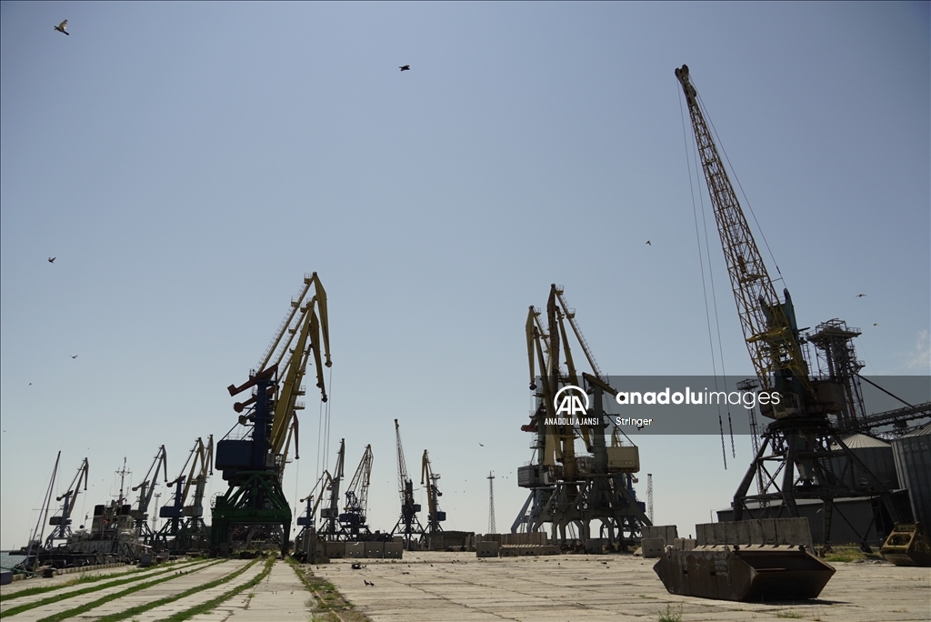 Rus ordusunun kontrolündeki Berdyansk Limanı