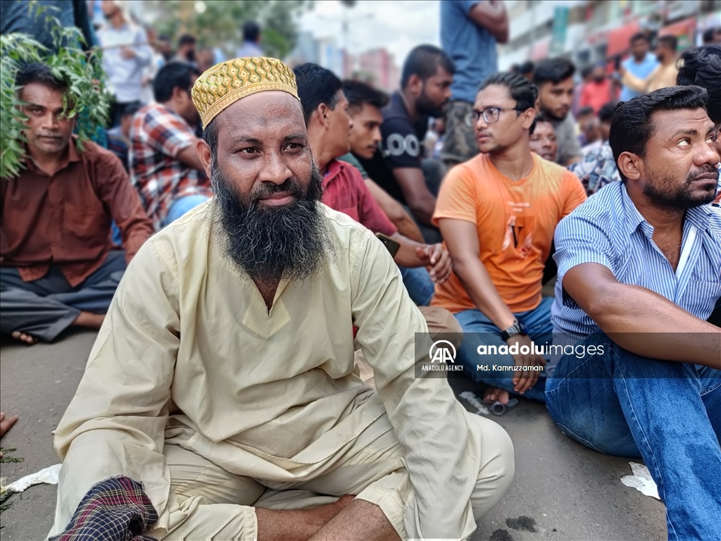 Aksi protes di Bangladesh atas terbunuhnya 2 orang pemimpin Partai Nasional