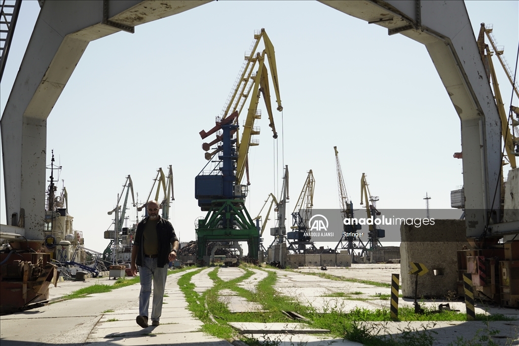 Rus ordusunun kontrolündeki Berdyansk Limanı