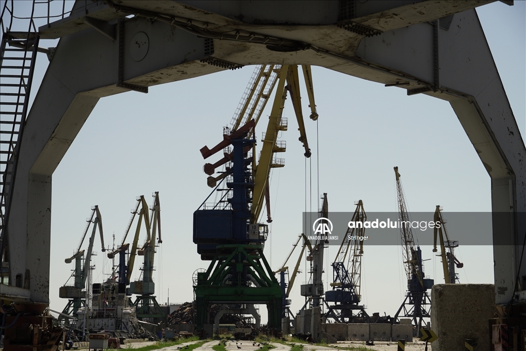 Rus ordusunun kontrolündeki Berdyansk Limanı