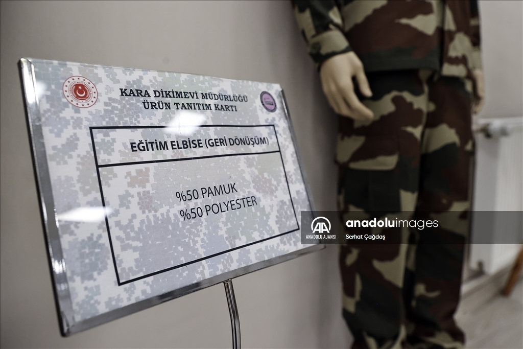 Türk askerinin kamuflajlı elbiselerinde "Sıfır Atık" dönemi başlıyor