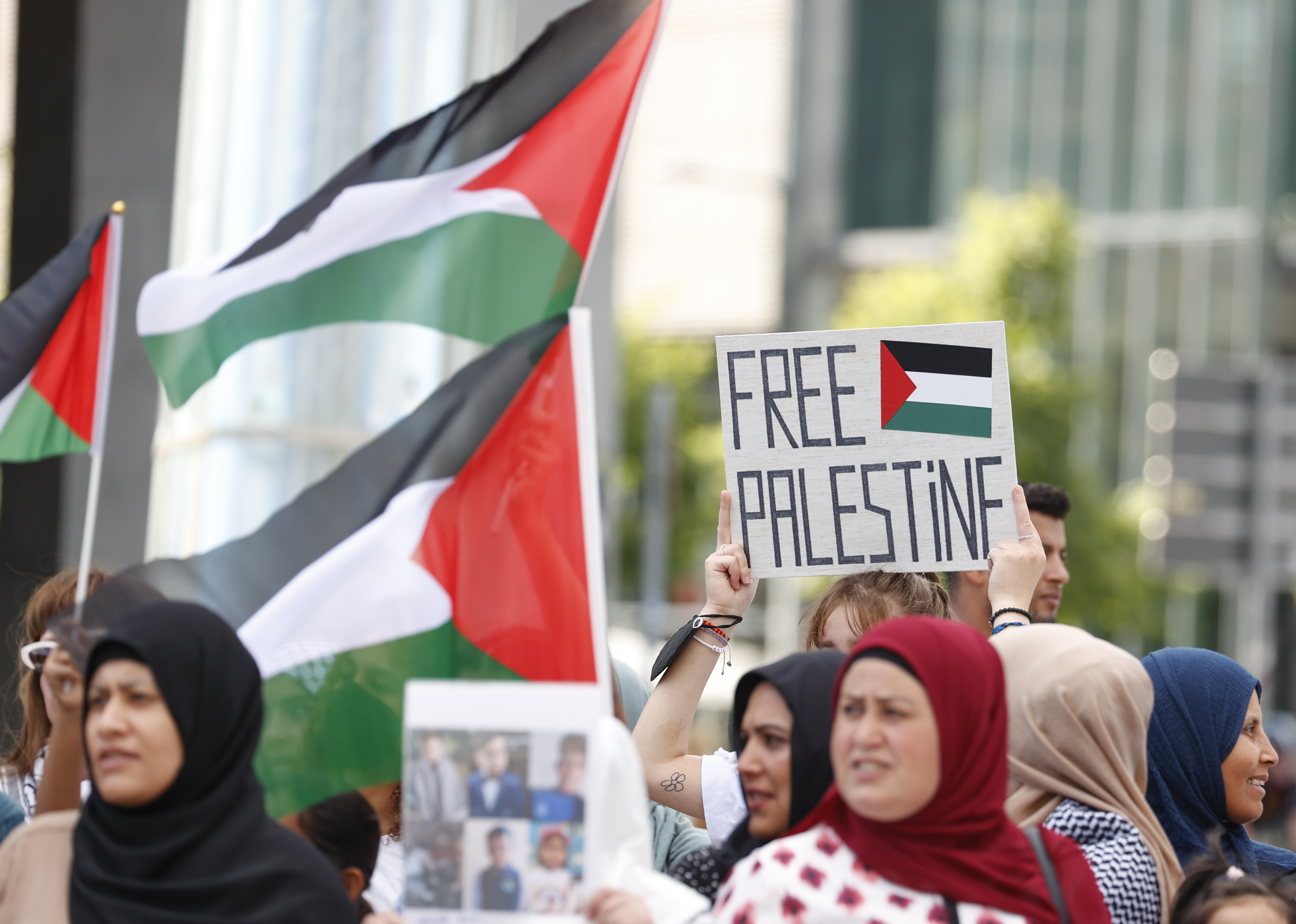 Protes di Berlin menentang serangan Israel ke Gaza baru-baru ini