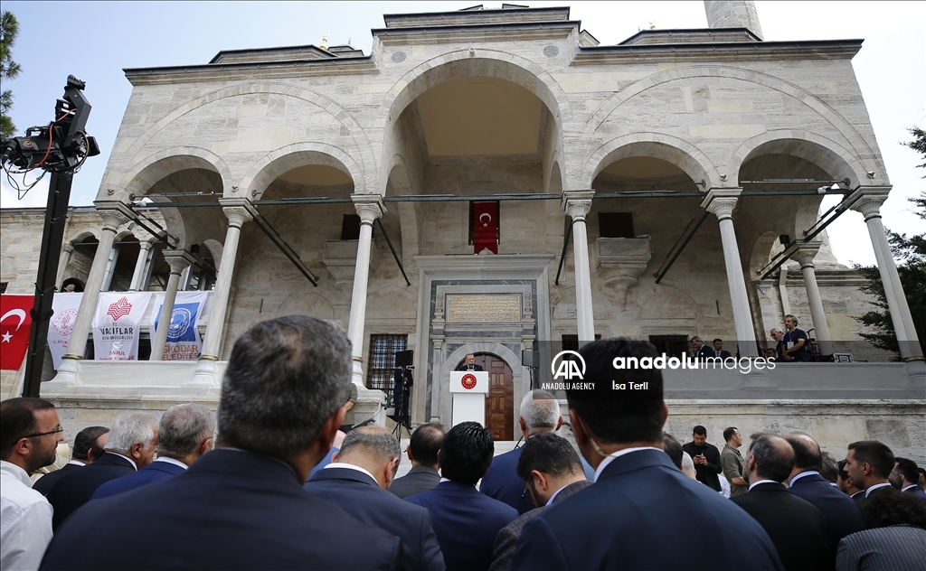 اردوغان نماز جمعه را در مسجد ایازما اقامه کرد 