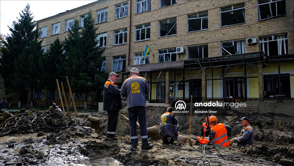 أوكرانيا.. إصابة شخص وأضرار مادية بسقوط صاروخ في خاركيف