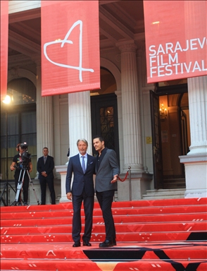 Danska filmska zvijezda Mads Mikkelsen na crvenom tepihu SFF-a