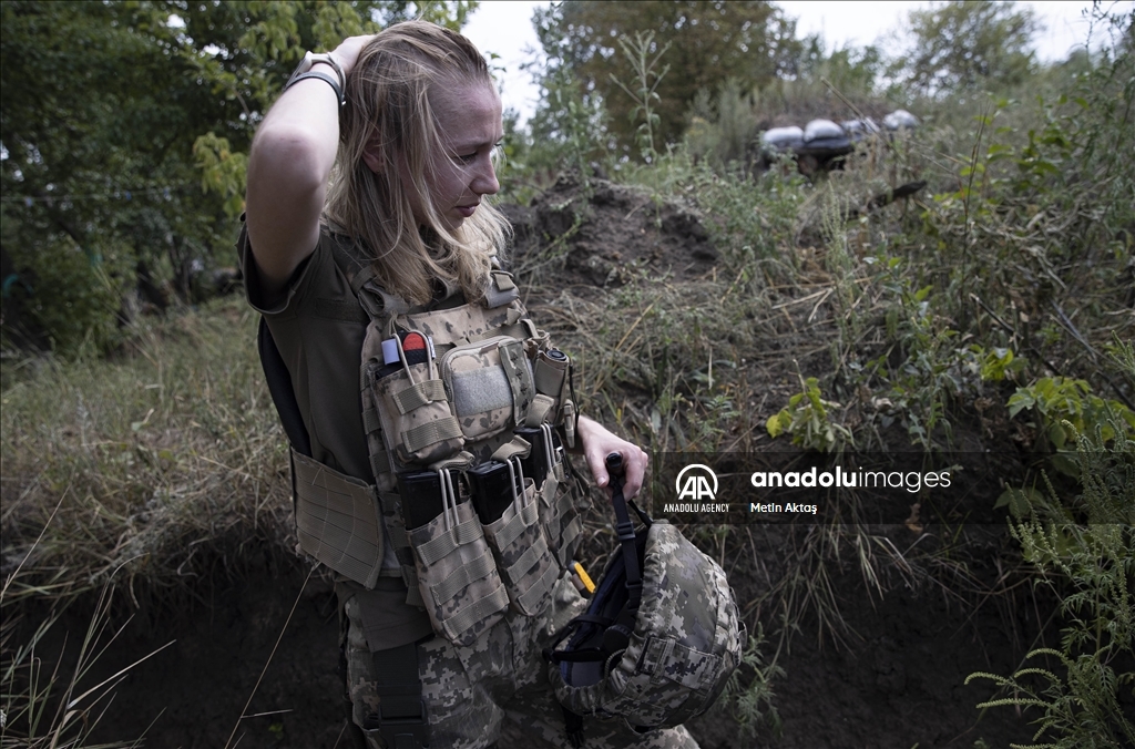 سربازان زن در اوکراین در خطوط مقدم می‌جنگند 
