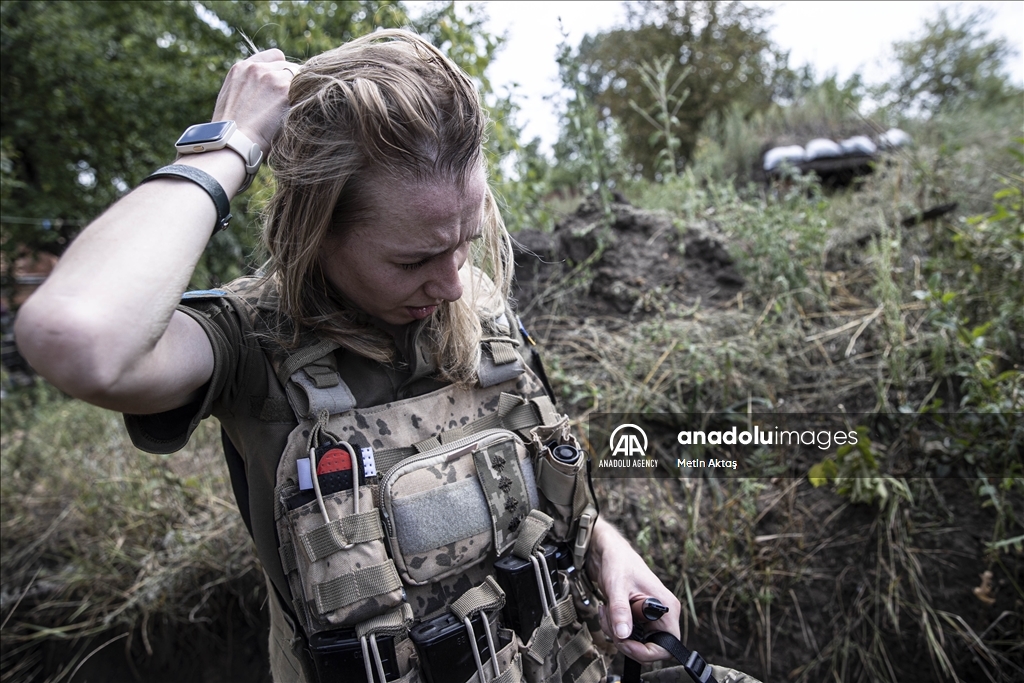 سربازان زن در اوکراین در خطوط مقدم می‌جنگند 