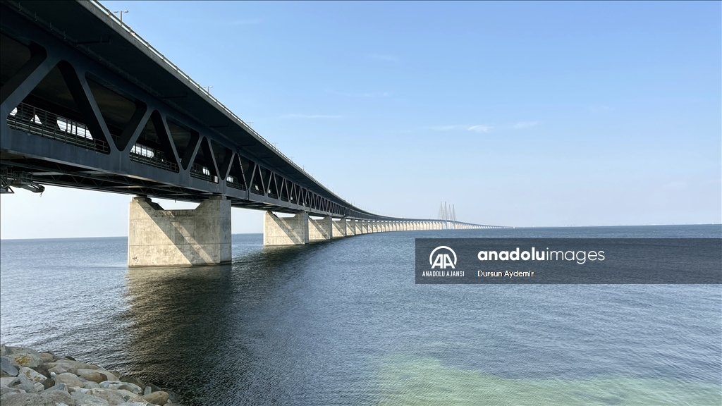 İsveç ve Danimarka'yı birleştiren Öresund Köprüsü