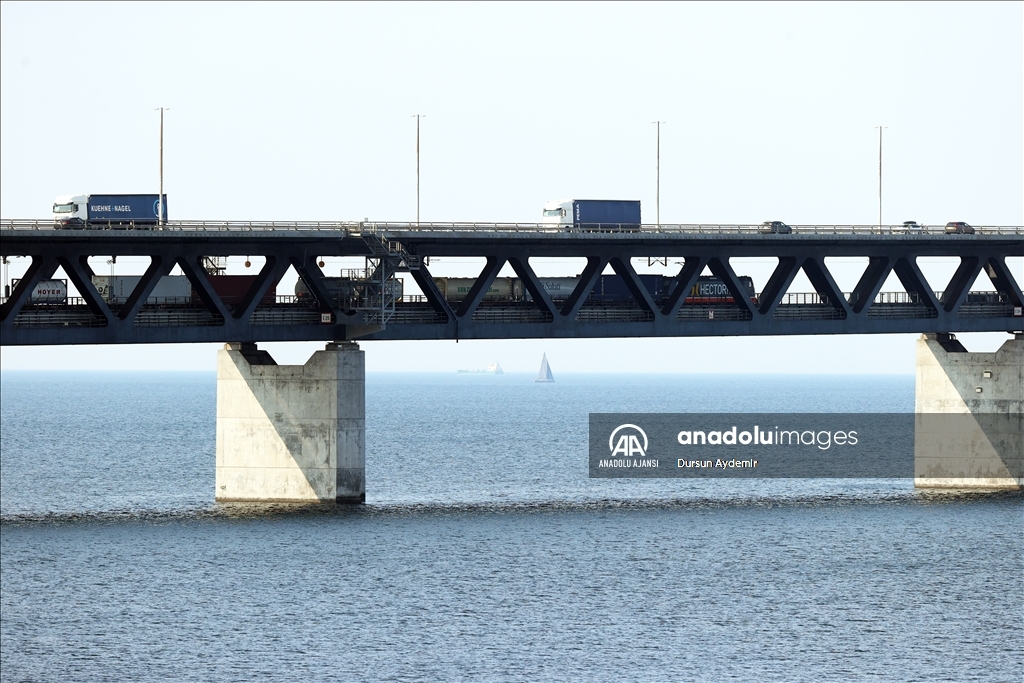İsveç ve Danimarka'yı birleştiren Öresund Köprüsü