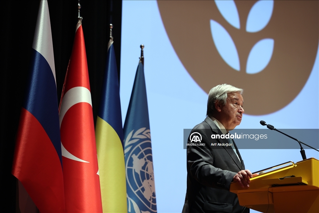 BM Genel Sekreteri Guterres, Bakan Akar'la ortak basın toplantısında konuştu: