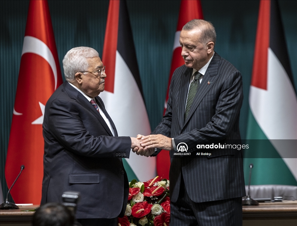 رئیس دولت فلسطین: از اردوغان، رئیس جمهور ترکیه به خاطر همبستگیاش با مردم فلسطین صمیمانه تشکر میکنم