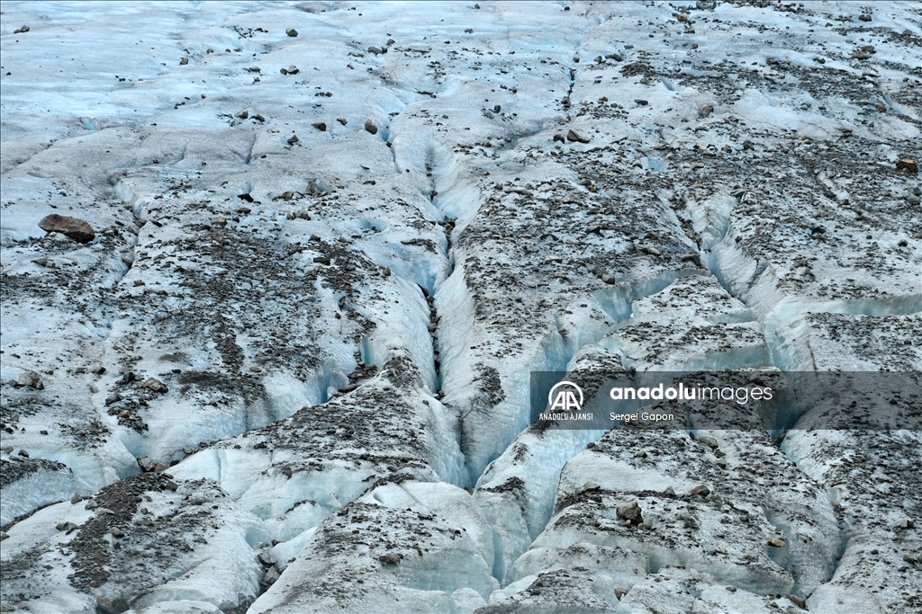Norveç'teki Steindalsbreen buzulları