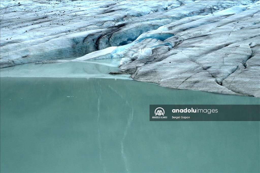Norveç'teki Steindalsbreen buzulları