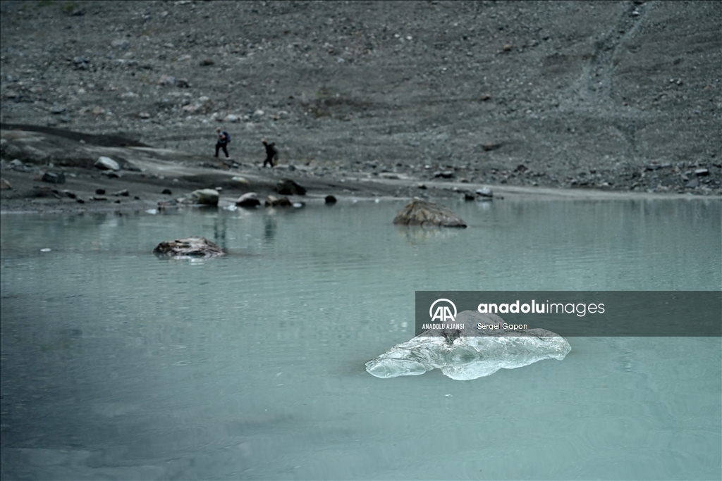 Norveç'teki Steindalsbreen buzulları