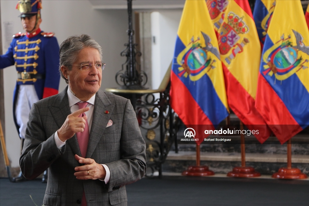 Así fue la reunión de Guillermo Lasso y Pedro Sánchez en Ecuador