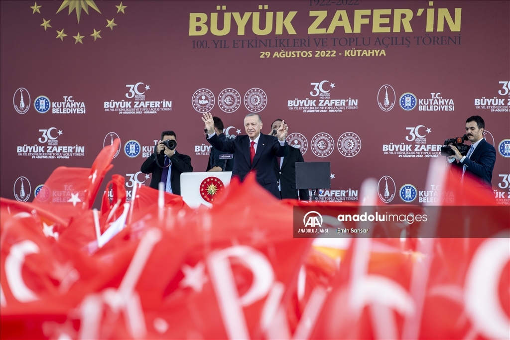 Büyük Zafer'in 100. Yılı Etkinlikleri ve Kütahya Toplu Açılış Töreni