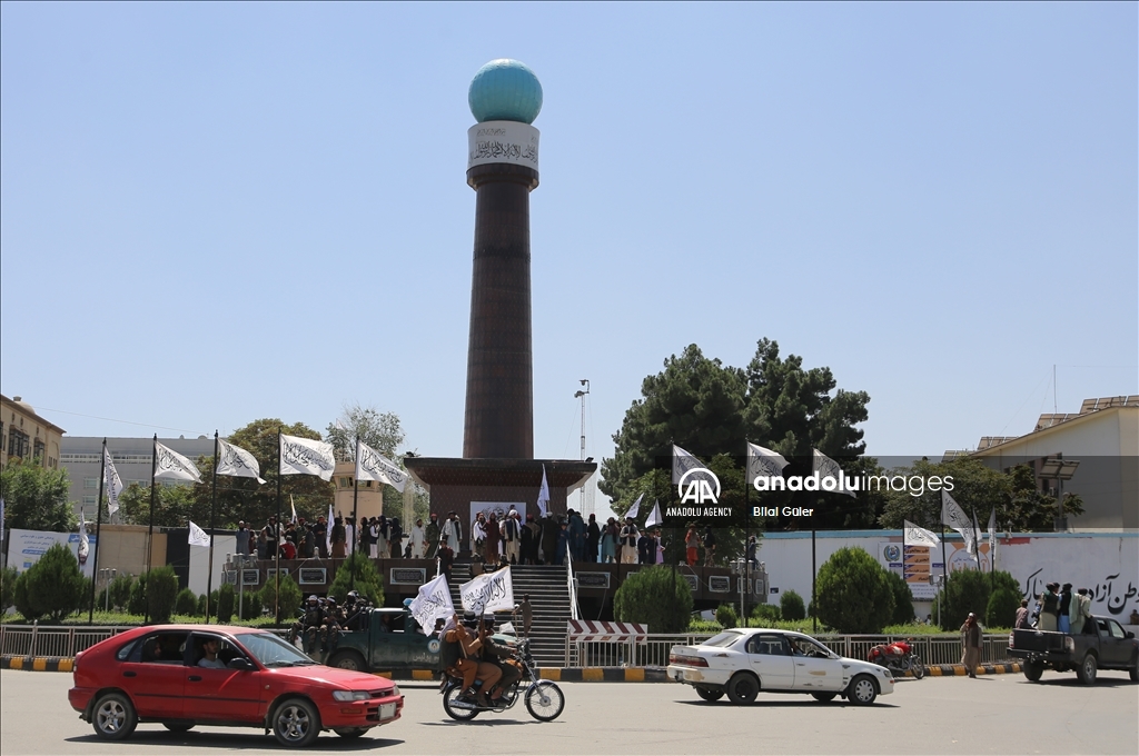 جشن و آتشبازی طالبان در سالگرد خروج آمریکا از افغانستان