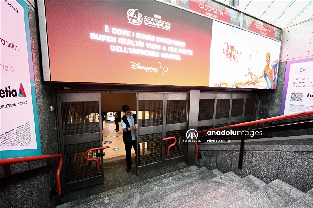 Milano'da toplu taşıma çalışanları greve gidiyor