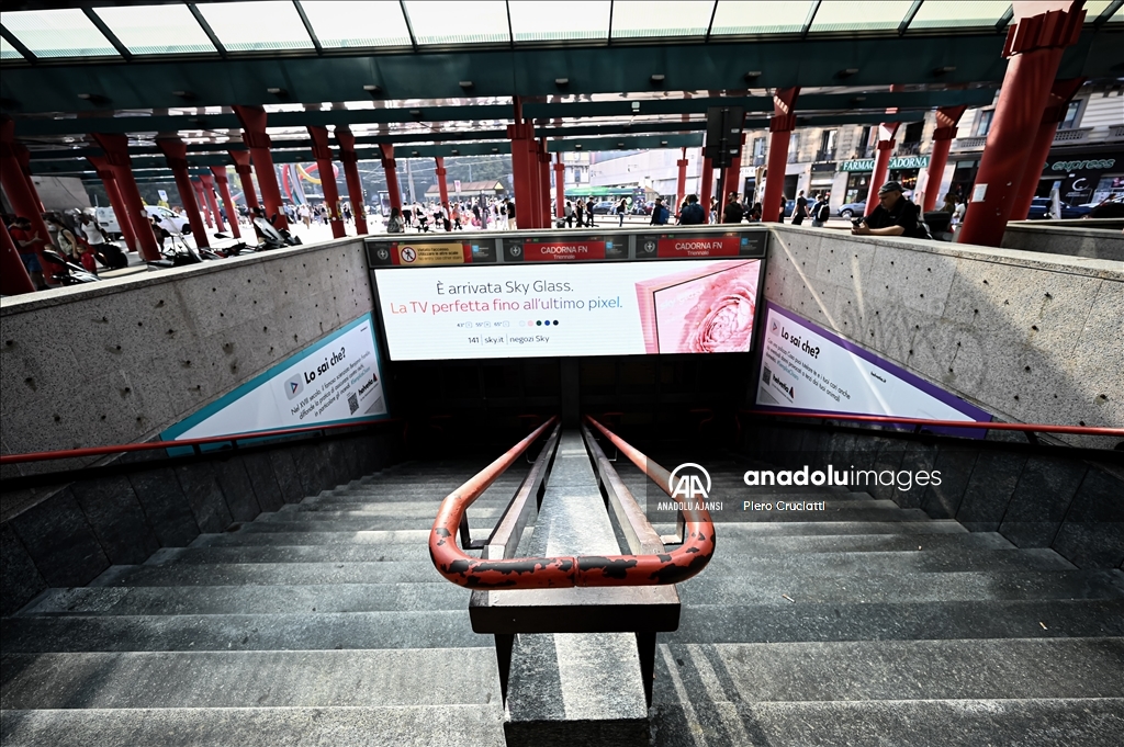 Milano'da toplu taşıma çalışanları greve gidiyor