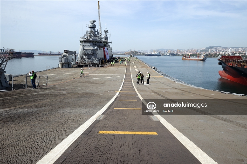 Türkiye'nin en büyük savaş gemisi TCG Anadolu yıl sonunda teslim edilecek