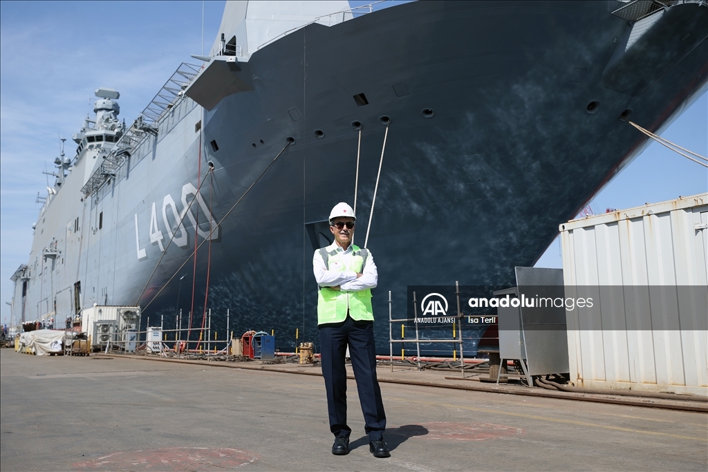 Türkiye'nin en büyük savaş gemisi TCG Anadolu yıl sonunda teslim edilecek