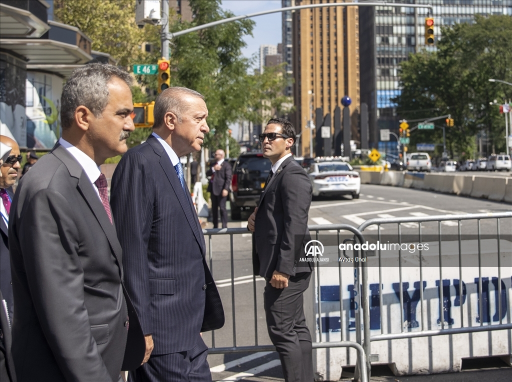 Cumhurbaşkanı Recep Tayyip Erdoğan New York’ta