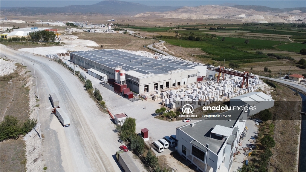 Denizli'deki mermer fabrikasında geliştirilen makinelerin ihracatı hedefleniyor