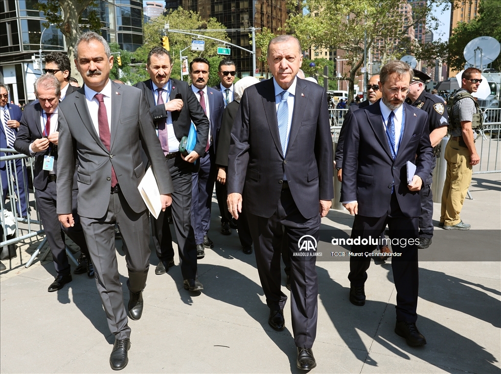 Cumhurbaşkanı Recep Tayyip Erdoğan New York’ta