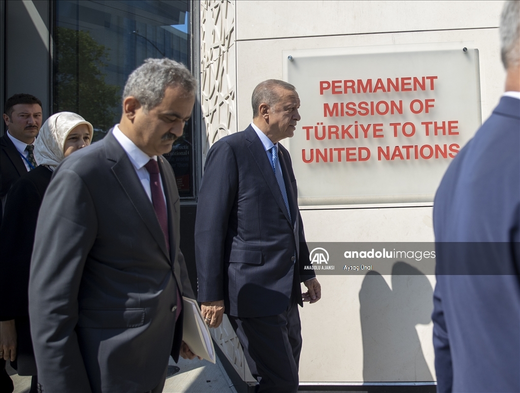 Cumhurbaşkanı Recep Tayyip Erdoğan New York’ta