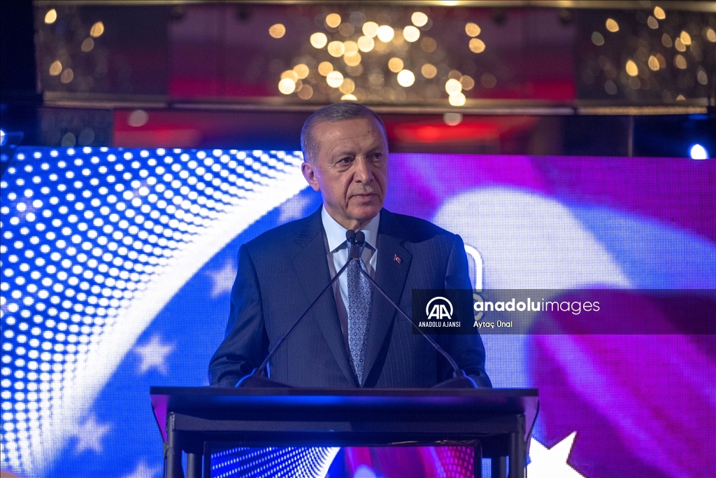 Cumhurbaşkanı Erdoğan Türk Amerikan Ulusal Yönlendirme Komitesi yemeğinde konuştu