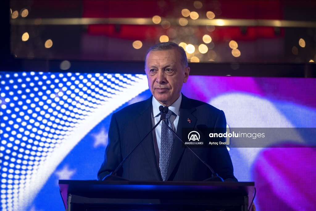 Cumhurbaşkanı Erdoğan Türk Amerikan Ulusal Yönlendirme Komitesi yemeğinde konuştu