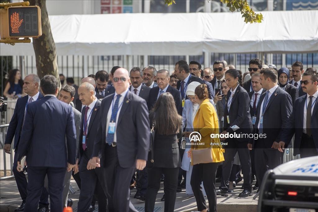 Cumhurbaşkanı Recep Tayyip Erdoğan New York’ta