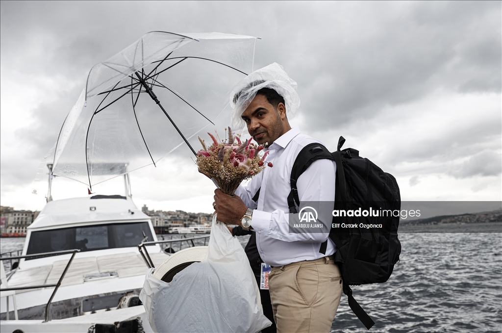 İstanbul'da yağmurlu hava
