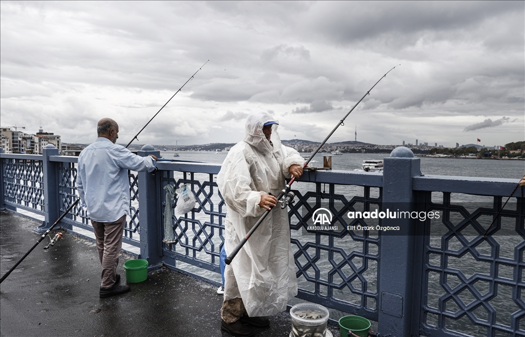 İstanbul'da yağmurlu hava