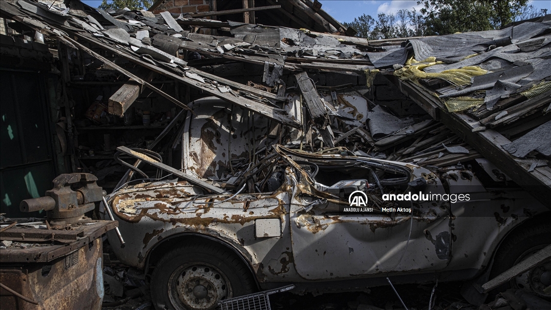 Ukrayna'nın kontrolüne geçen Nova Husarivka köyü savaşın izlerini taşıyor