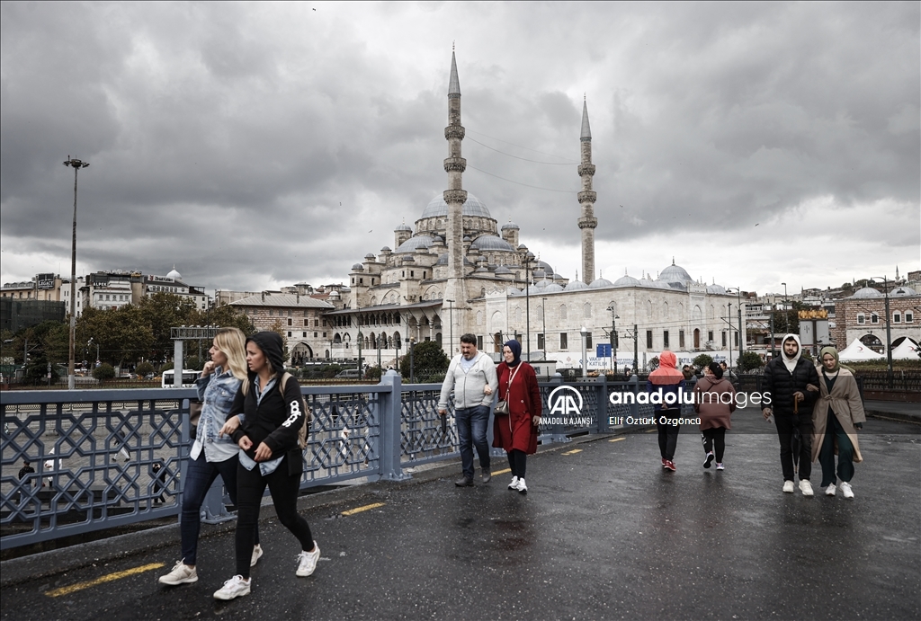 İstanbul'da yağmurlu hava