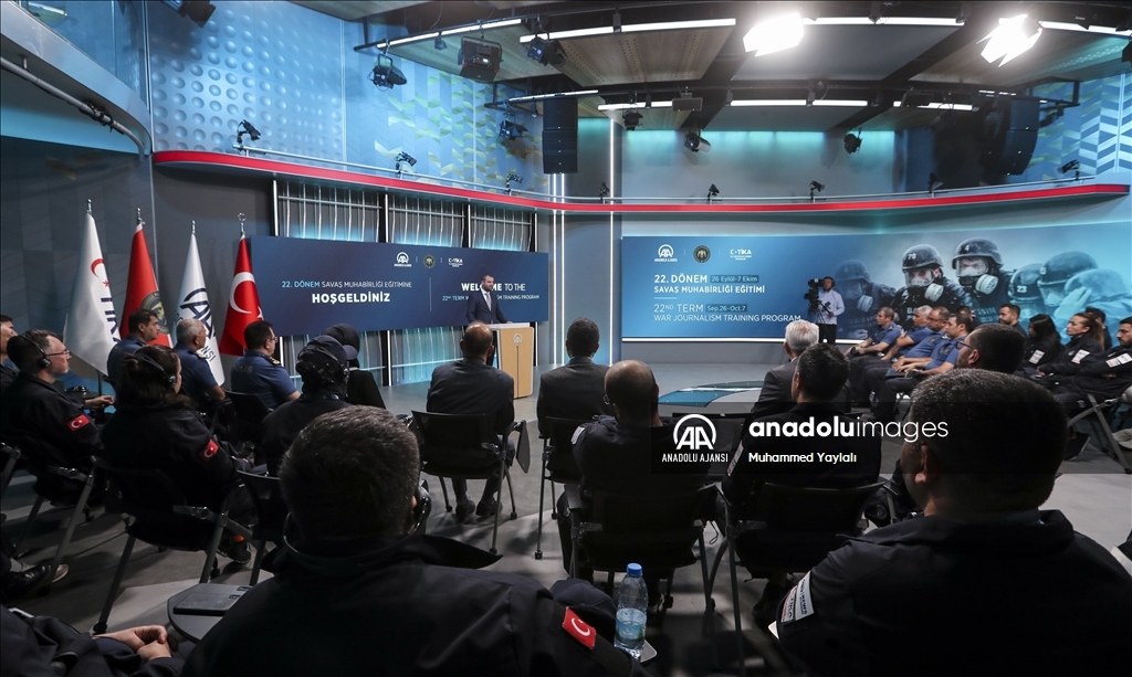 Anadolu Ajansının "22. Dönem Savaş Muhabirliği Eğitimi" başladı